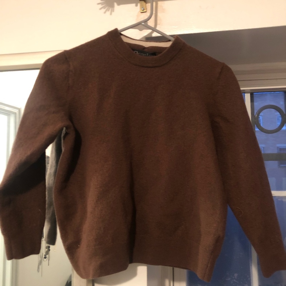 Brown Sweater - 100% Merino Wool - Read Description